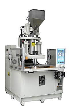 Vertical 3-tie bar 2-stations Rotary Injection Machine