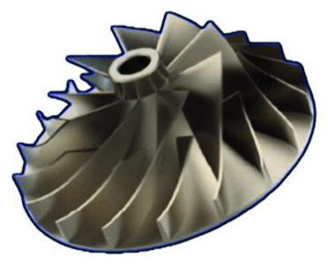 3D-flow impeller